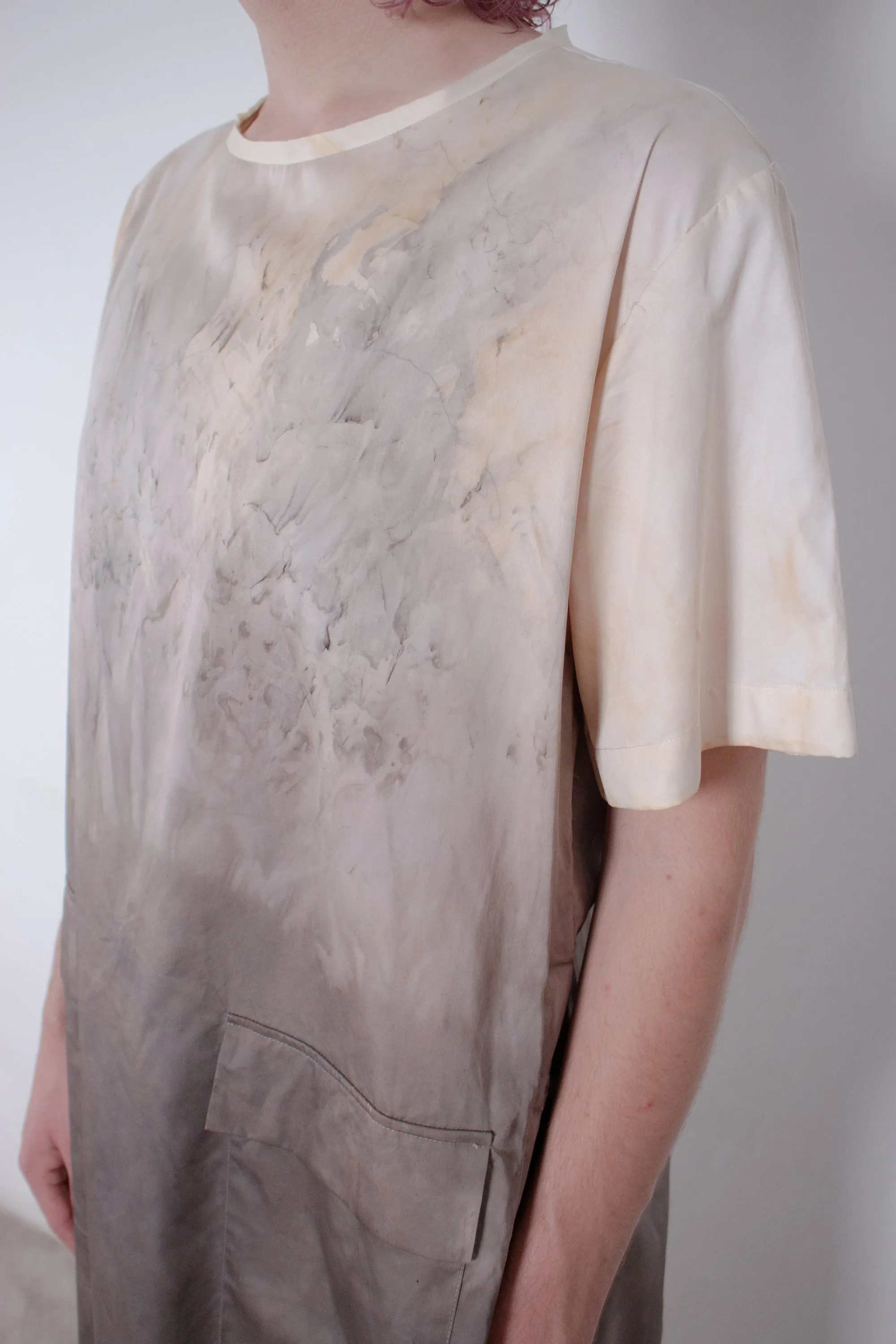 Naturally Dyed Elongated Cotton Dress
